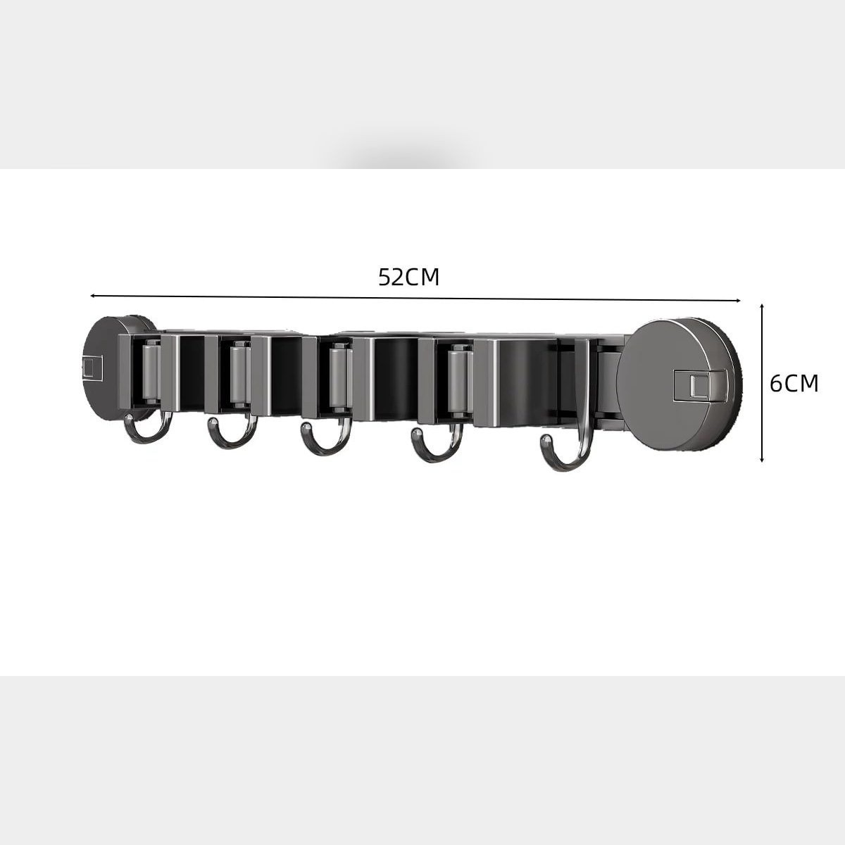 Youqin Wall-Mounted Mop and Broom Holder with Suction Cups — Home & Furniture on G+ Market