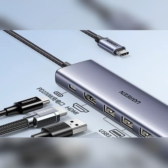UGREEN USB-C Multiport Hub with HDMI and Card Reader