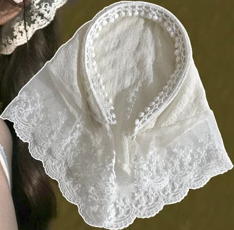 White Lace Headband Scarf — Fashion on G+ Market