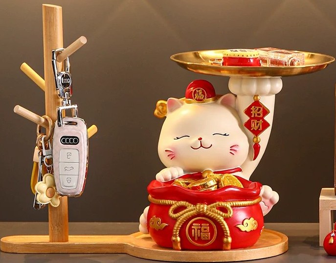 Lucky Cat Entrance Key Storage Ornament — Home & Furniture on G+ Market