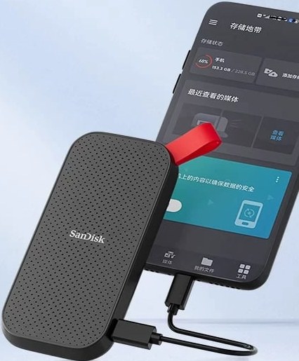 SanDisk E30 Portable SSD USB-C 480GB to 2TB — Electronics on G+ Market