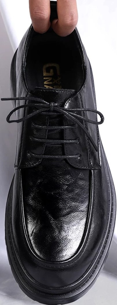 Men's Leather Dress Shoes with Hidden Height Lift — Fashion on G+ Market