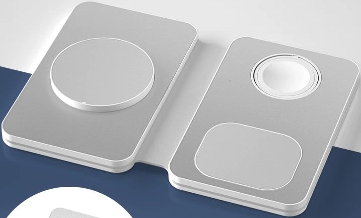 T5 Foldable 3-in-1 Magnetic Wireless Charging Pad — Electronics on G+ Market