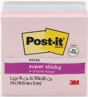 3M Post-it Super Sticky Notes Colour Collection — All products on G+ Market