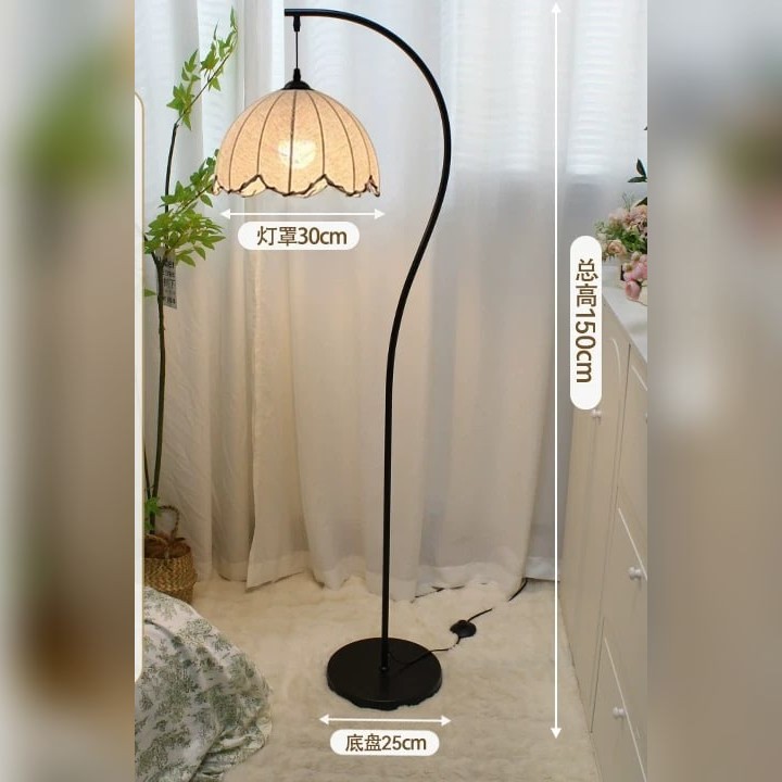 Arc Floor Lamp with Built-In Side Table and Storage Tiers — Home & Furniture on G+ Market