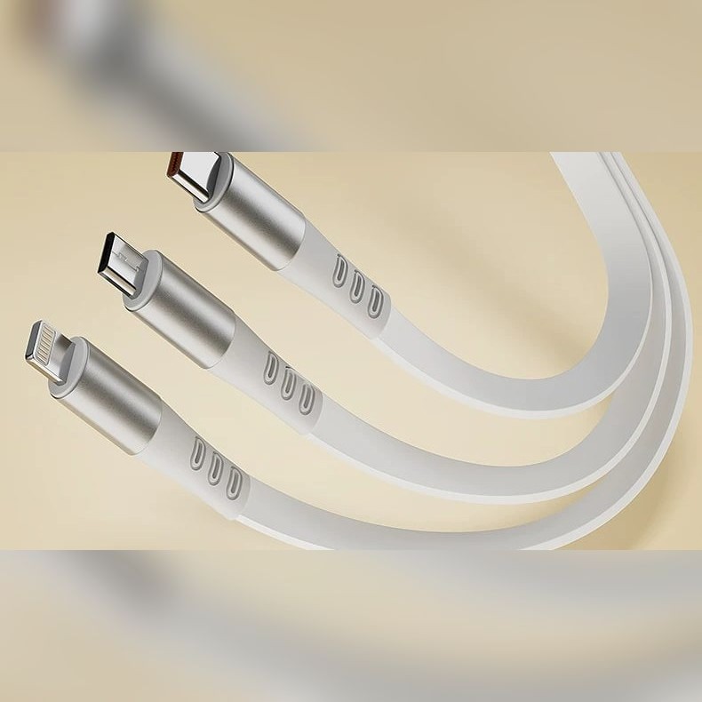 120W Retractable Fast-Charge Cable - 3-in-1 — Electronics on G+ Market