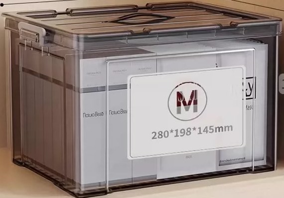 Clear Stackable Storage Box with Flip Lid — Home & Furniture on G+ Market
