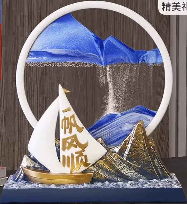Smooth Sailing Sailboat Sand-Art Desk Ornament — Home & Furniture on G+ Market