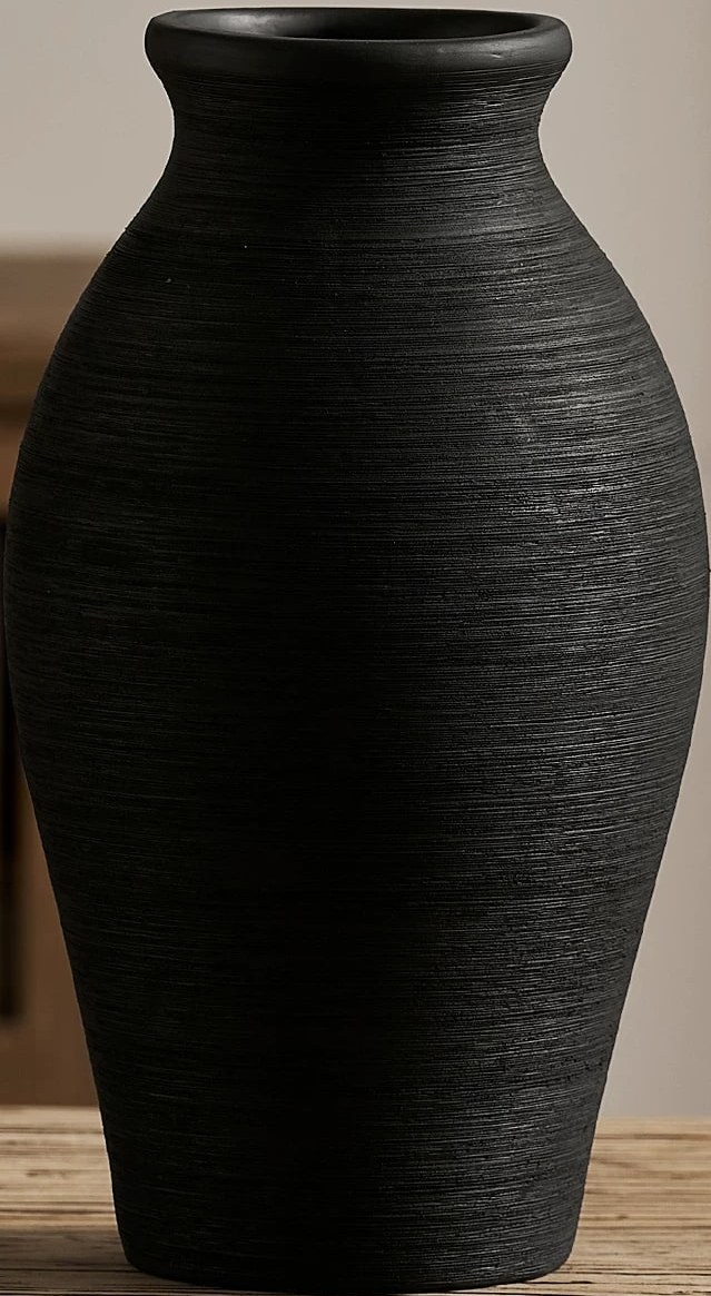 Hand-Thrown Brushed Ceramic Vase, Water Tight — Home & Furniture on G+ Market