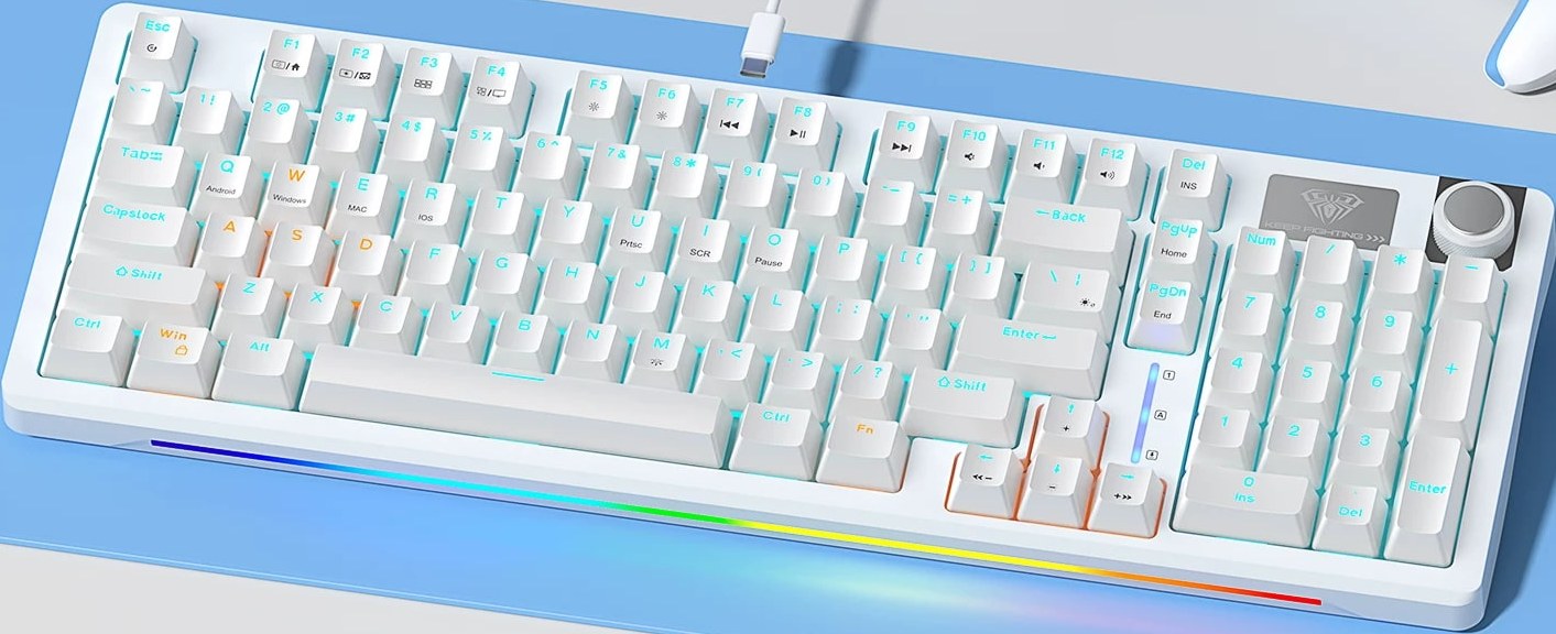 AULA S98 Wired Mechanical Keyboard, Gasket Mount Hot-Swap — Electronics on G+ Market