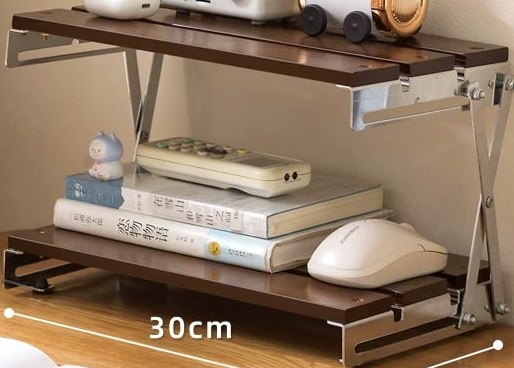 Foldable Two-Tier Desktop Shelf Organiser — Home & Furniture on G+ Market