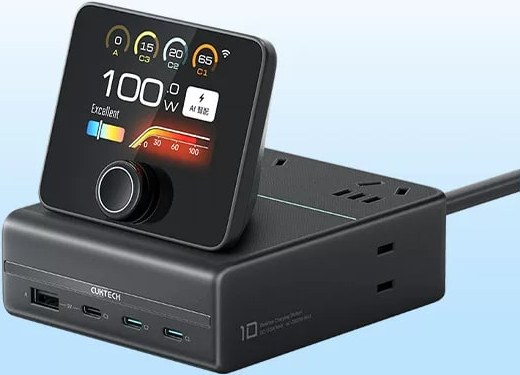 120W 8-Port Desktop Charging Station with Display — Electronics on G+ Market