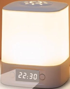 Rechargeable Bedside Night Light with Clock — Home & Furniture on G+ Market