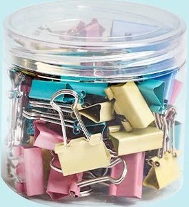 Coloured Binder Clips, 15mm to 51mm Multipacks — All products on G+ Market