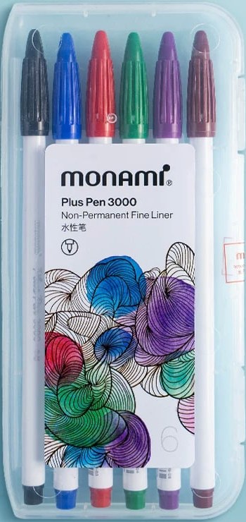 Monami Plus Pen 3000 Fibre Tip Colour Pen Set — All products on G+ Market