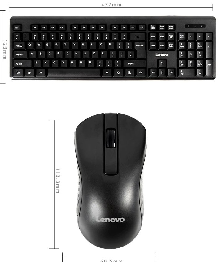 Lenovo Wireless Keyboard and Mouse Set — Electronics on G+ Market