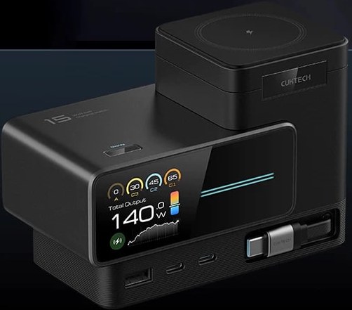 CUKTECH TA1406 140W 6-in-1 Desktop GaN Charging Station — Electronics on G+ Market