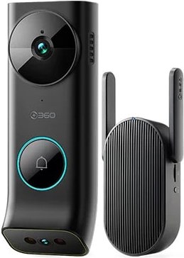 360 6Max Dual-Camera Smart Video Doorbell — Electronics on G+ Market