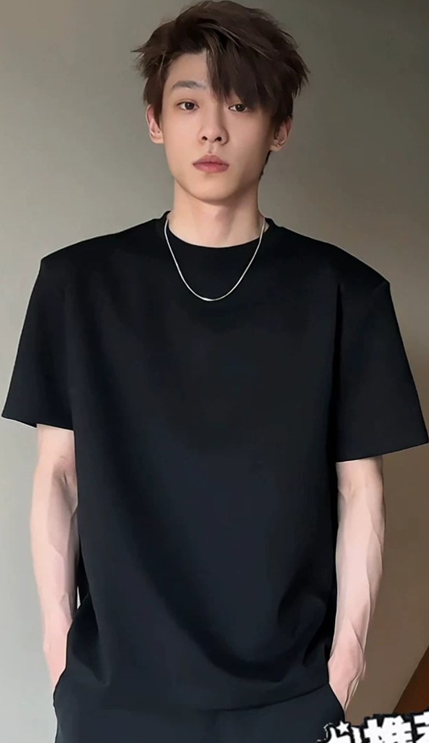 Structured Shoulder Cotton Blend T-Shirt — Fashion on G+ Market