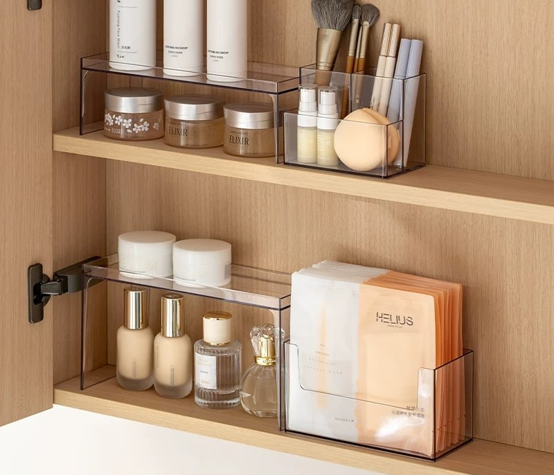 Clear Tiered Shelf Organiser for Cabinets — Home & Furniture on G+ Market