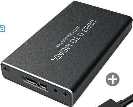 mSATA SSD Enclosure, USB 3.0, Aluminium — Electronics on G+ Market