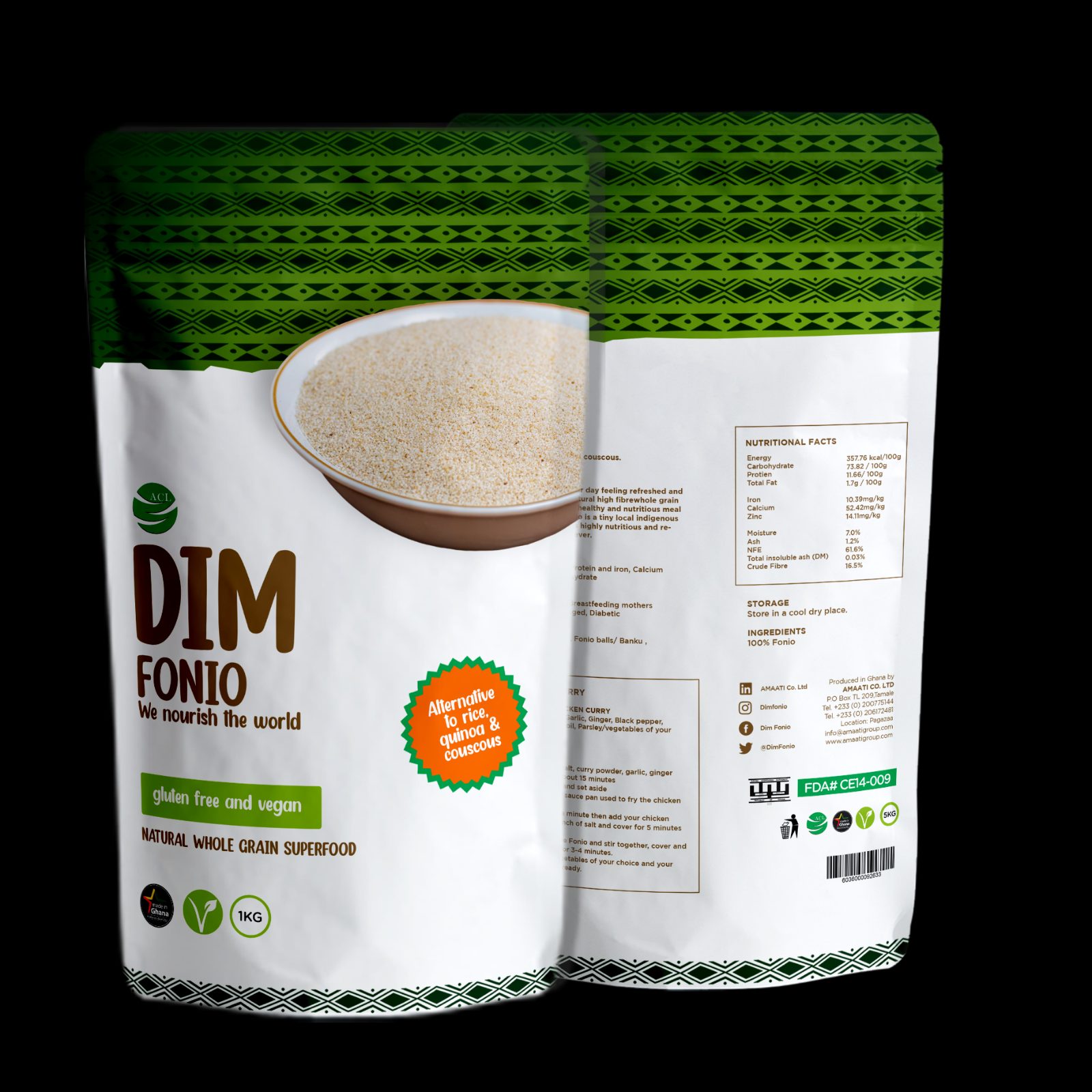 Dim Fonio Ikg Cereal
