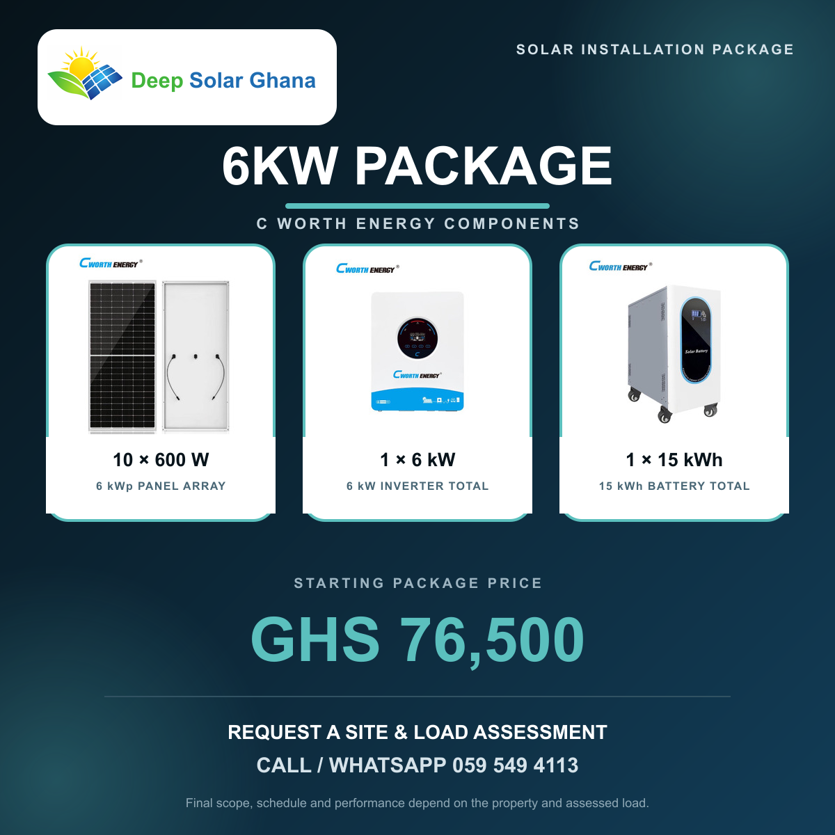 Deep Solar 6KW Solar Installation Package — Services on G+ Market
