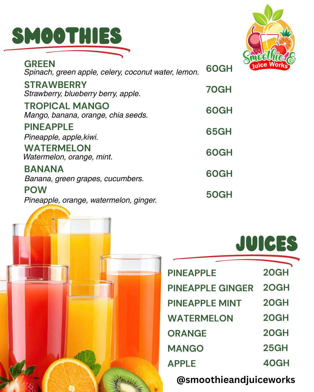 fresh fruit juices, smoothies and Kilishi (peppered beef jerky) photo 2