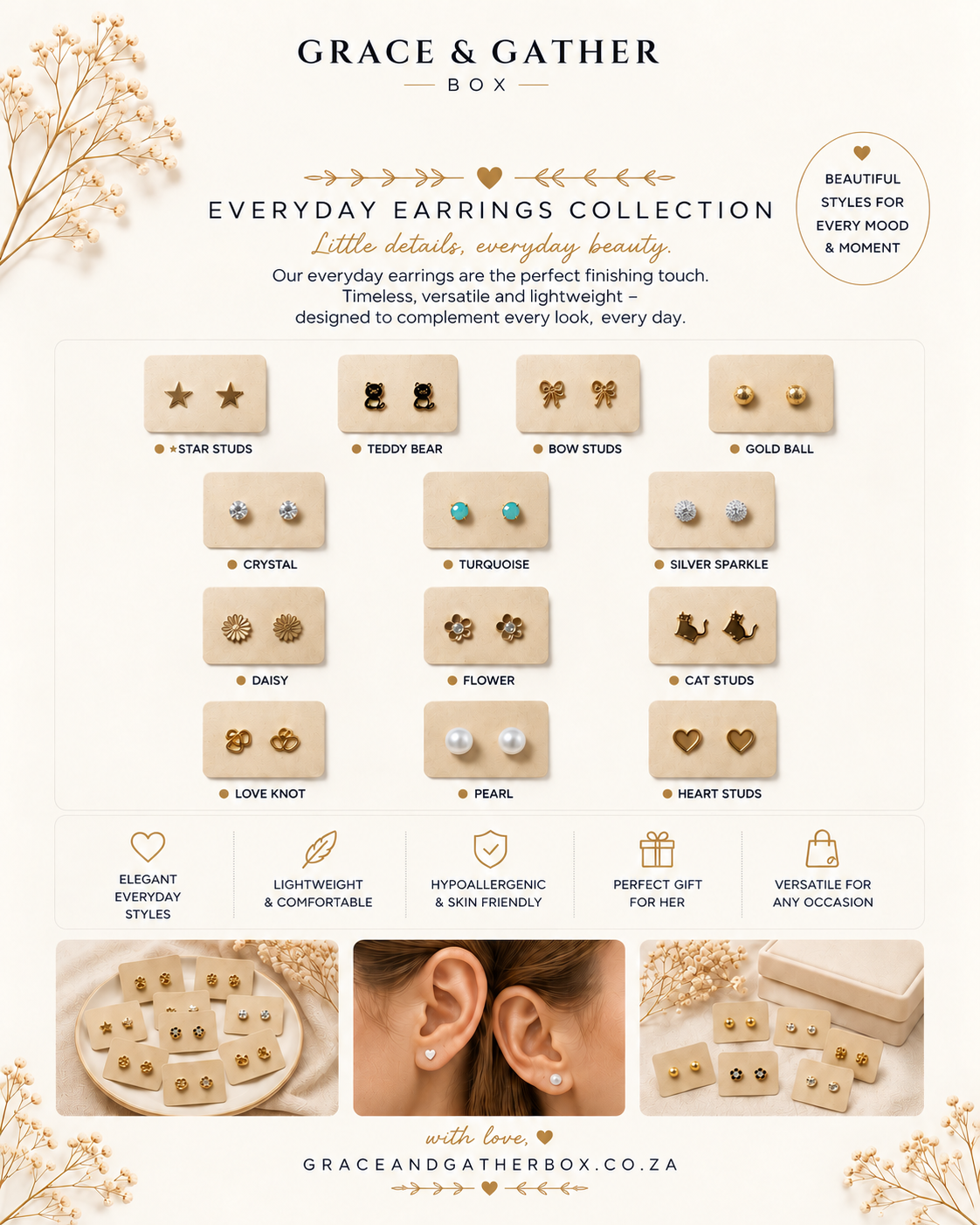 Gold Earrings