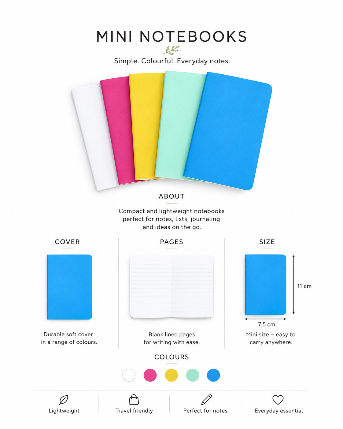 Mini Notebooks