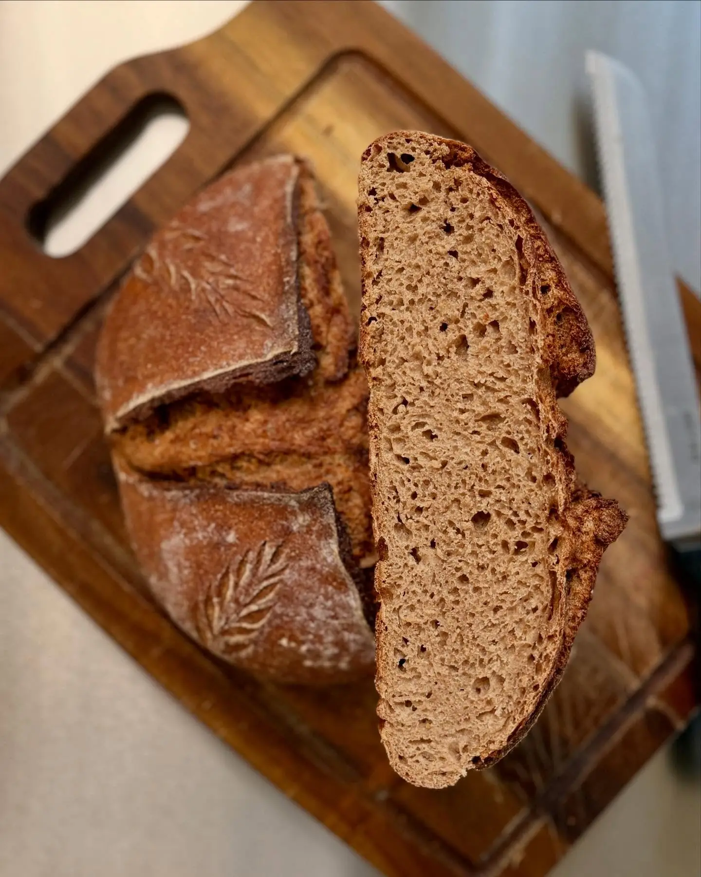 100% Whole Wheat Sourdough 2