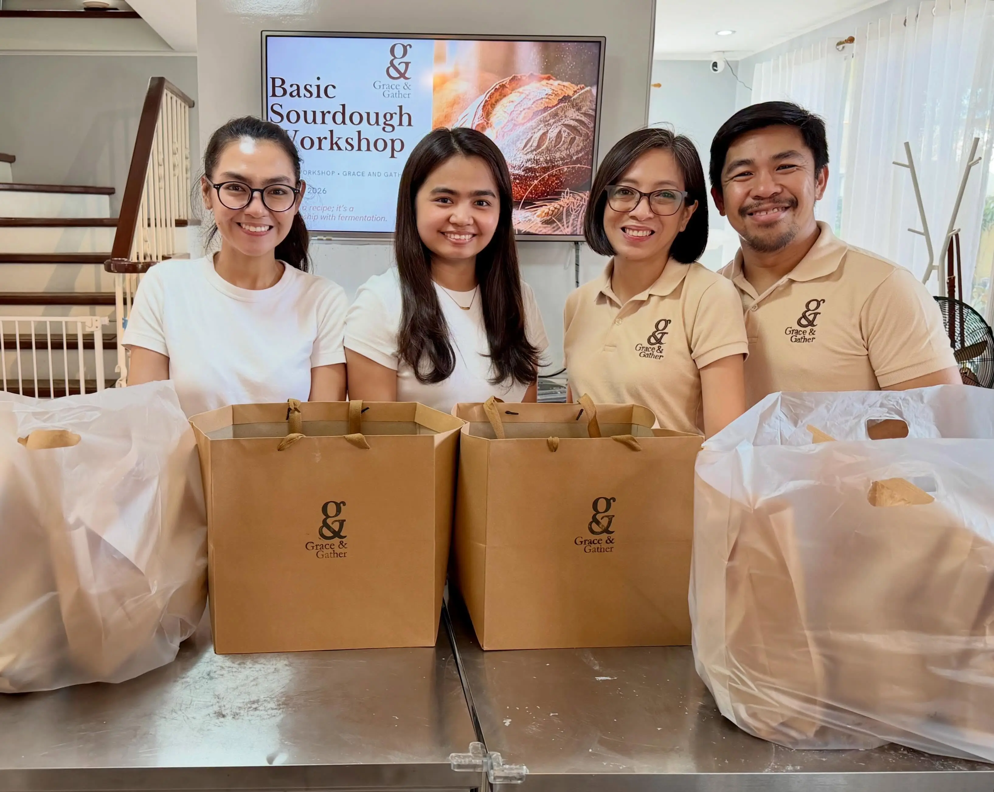 Growing up together, learning together, and now baking sourdough together. 11