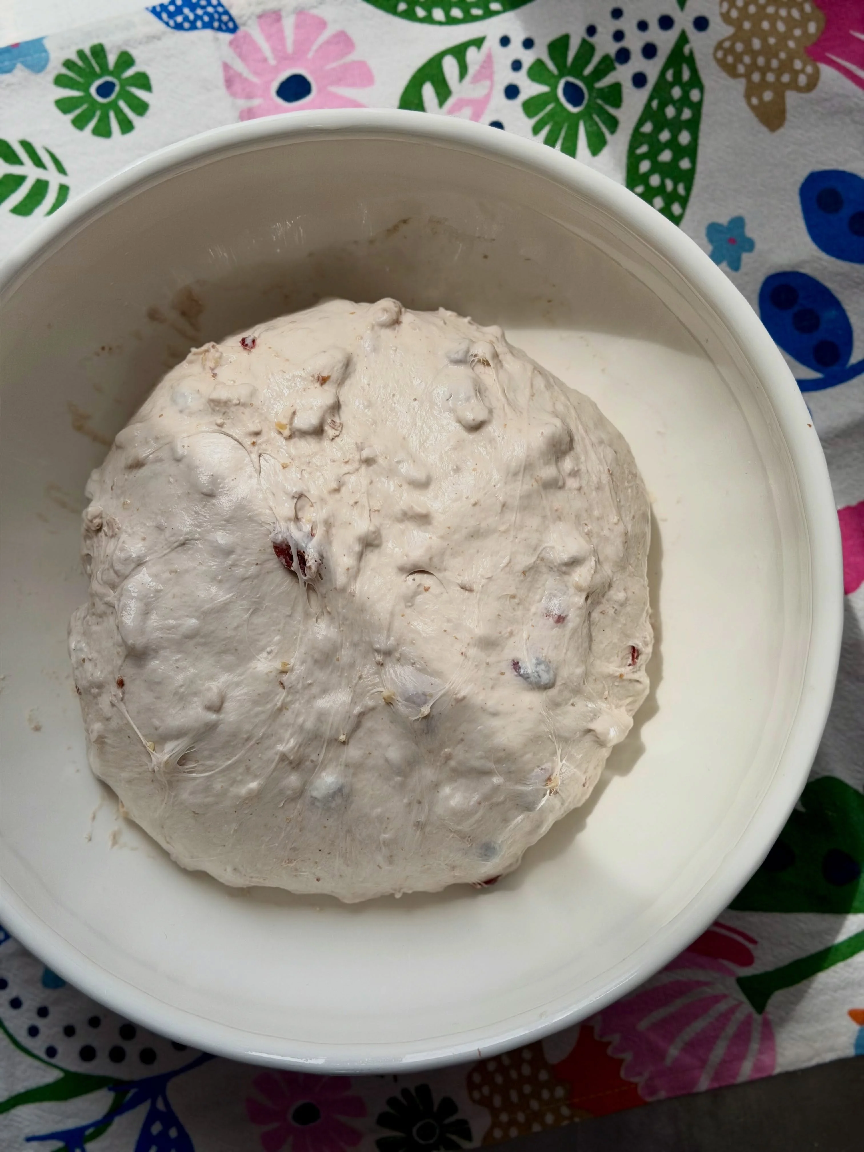 Back in the kitchen refining this Cranberry Walnut loaf! 4