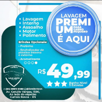 LAVAGEM PREMIUM - CARRO PEQUENO