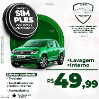 LAVAGEM SIMPLES - CAMINHONETE E SUV's