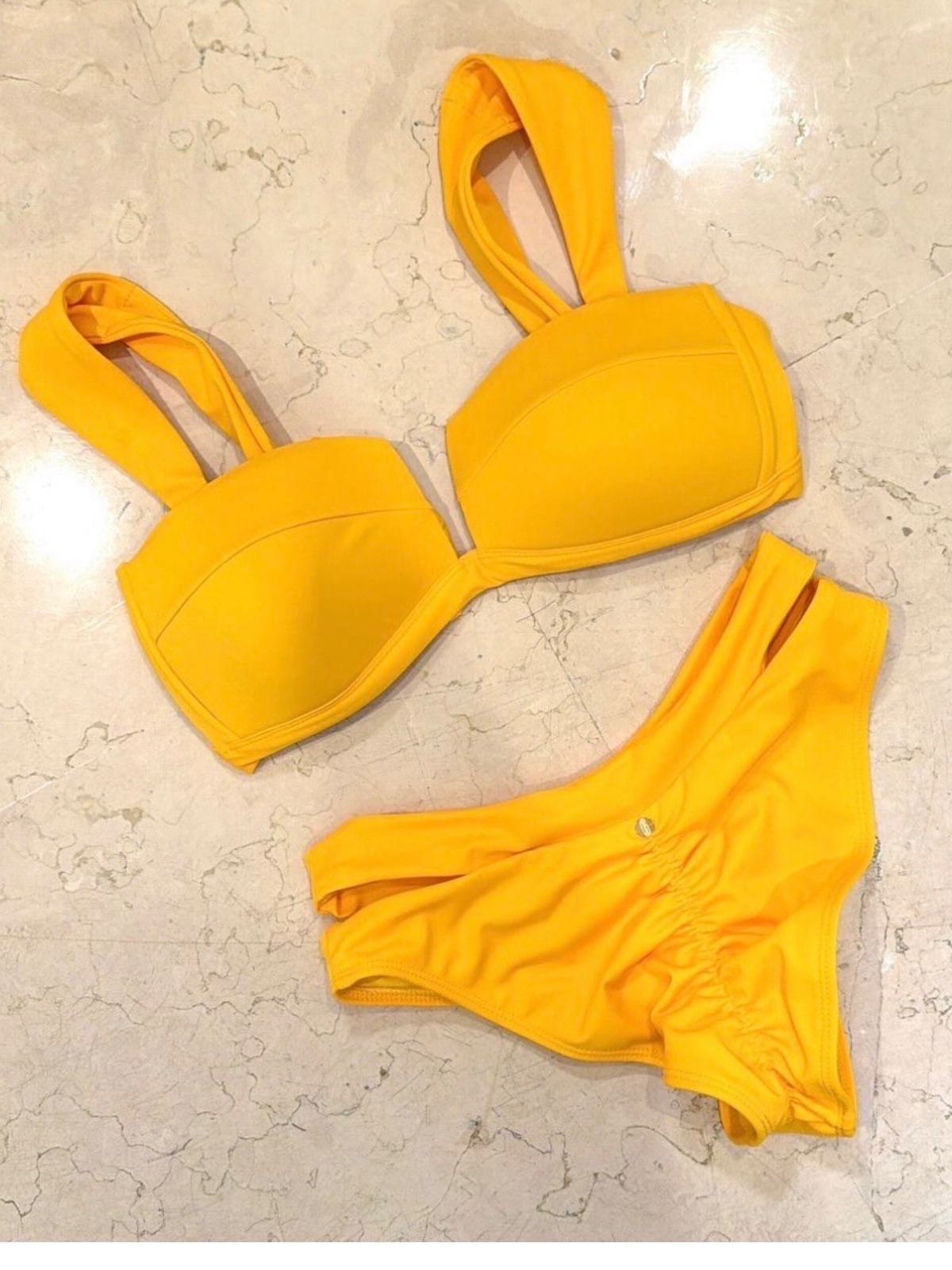 Panty Alta Amarillo - (tdb116)