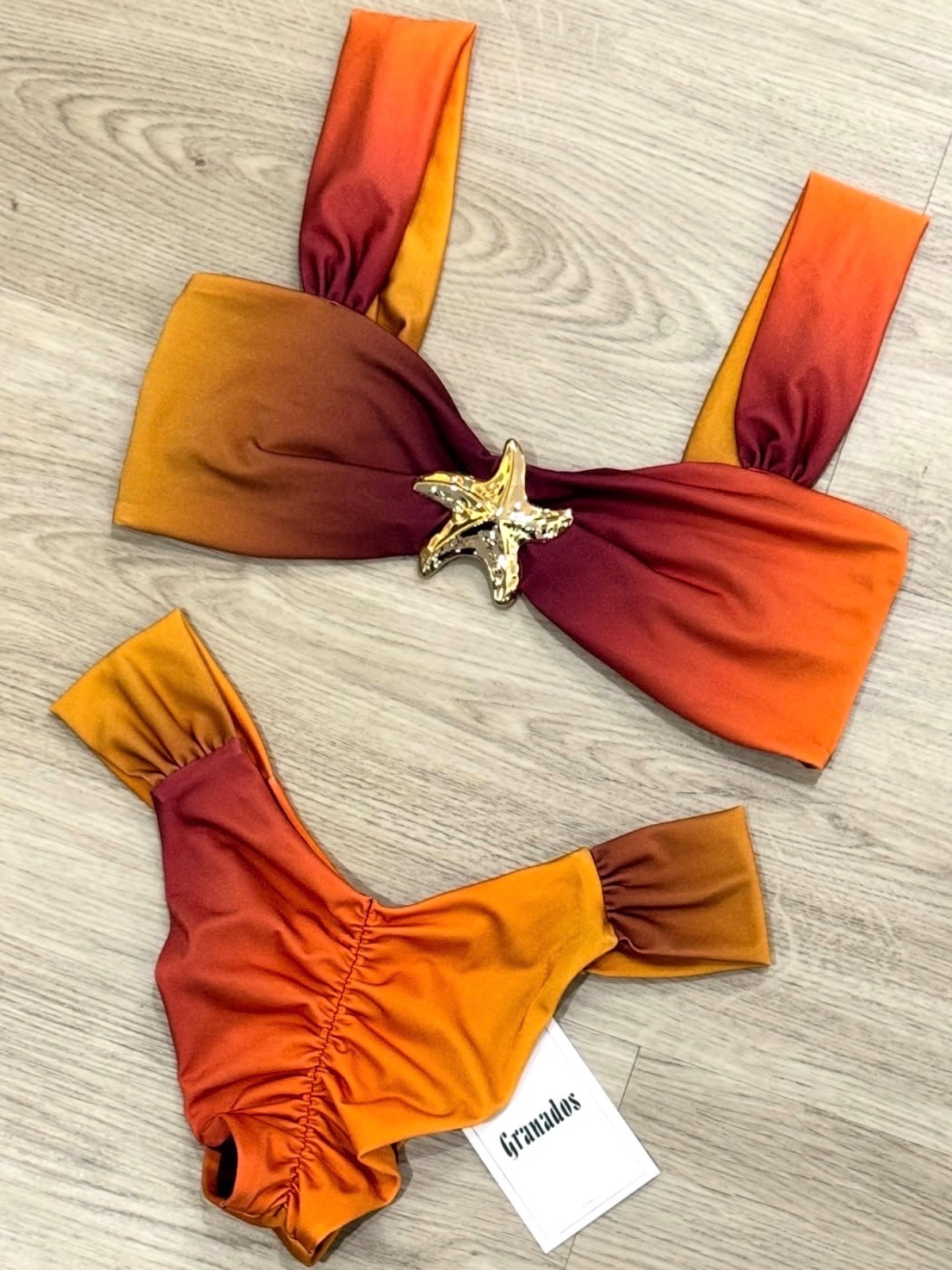 Dos Piezas Degradado Naranja - (tdb122)