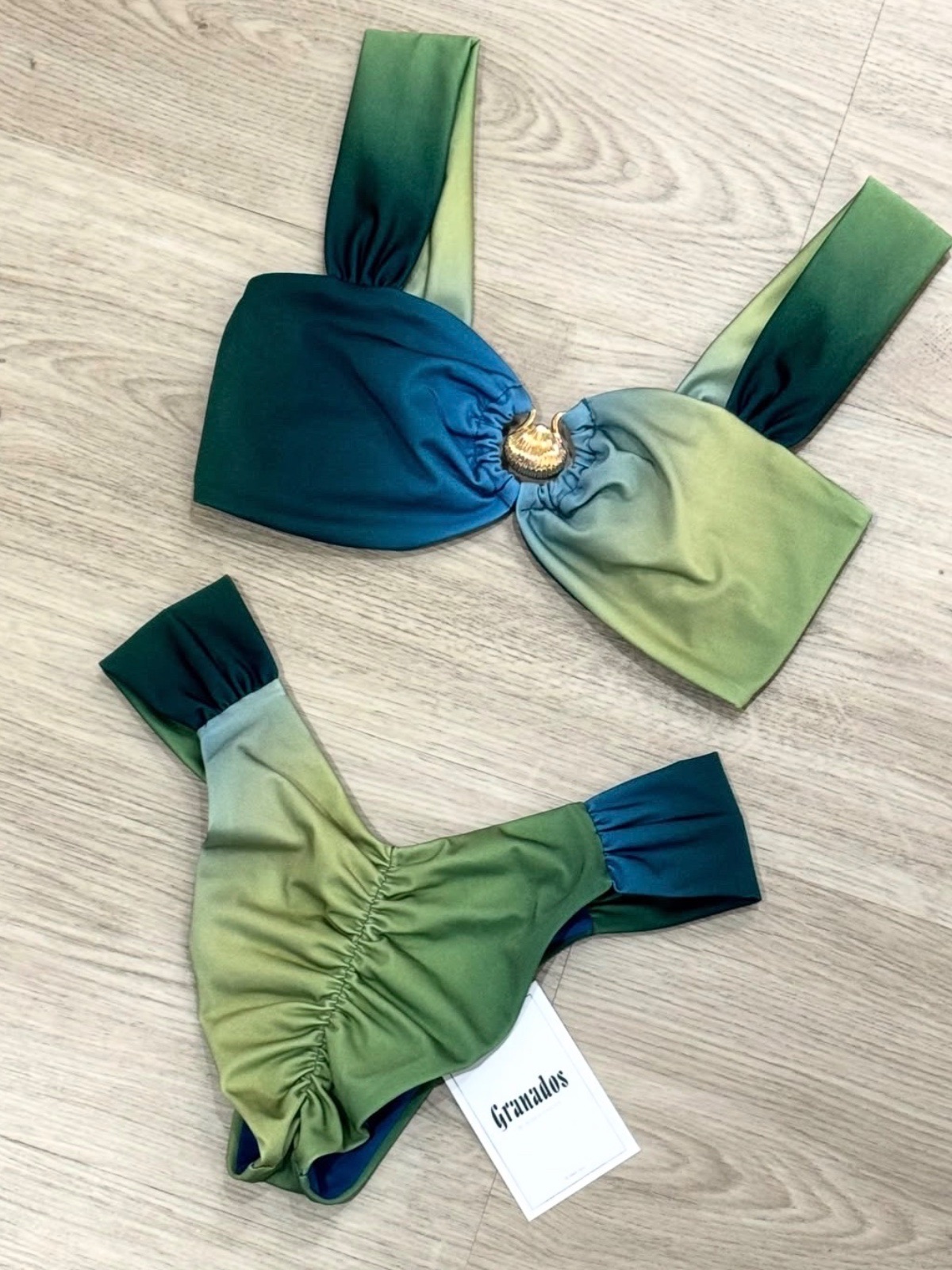 Dos Piezas Degradado Verde - (tdb122)