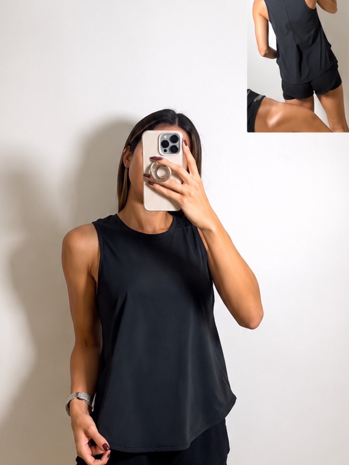 Camisa Negra - (p9ca01)