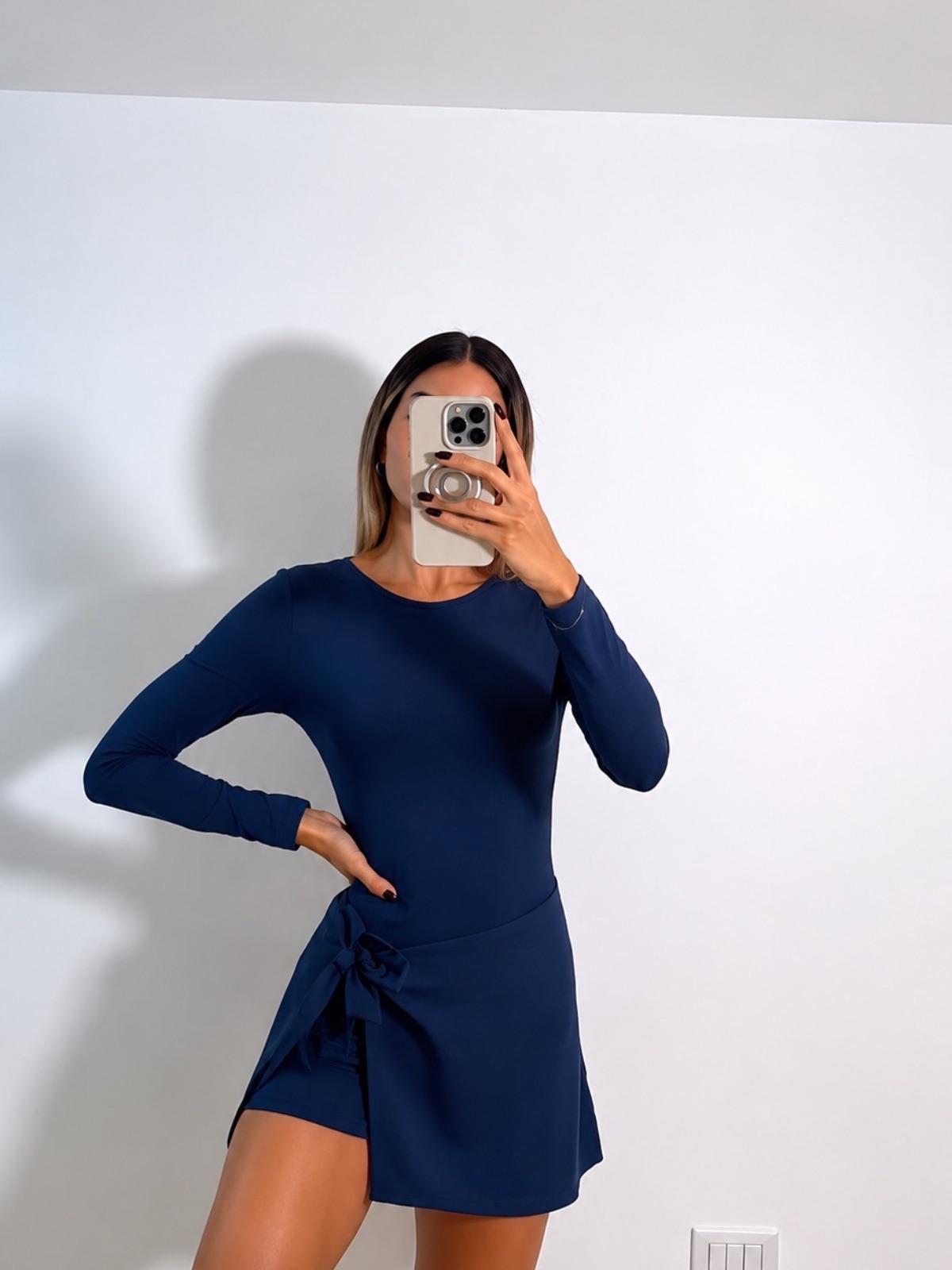 Vestido Azul Marino - (p10ves16)