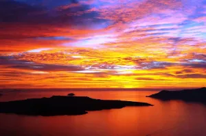 Sunset Spot - Santorini sailing route