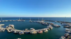 Vlychada - Santorini sailing route