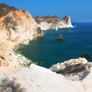 White Beach - Santorini sailing route