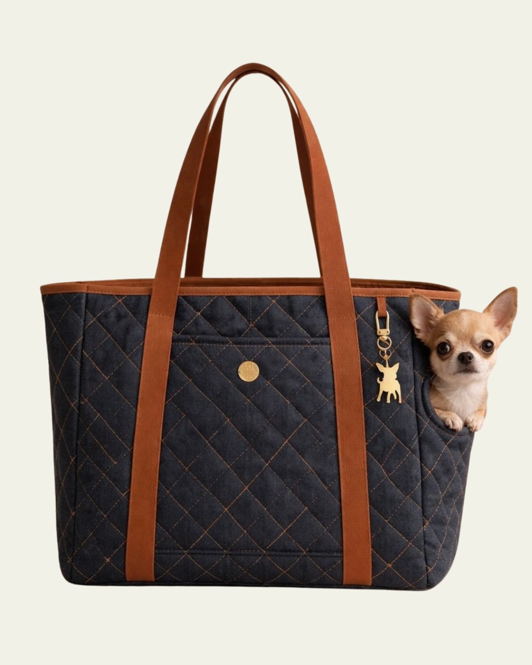Bolsa Clássica Jeans Navy