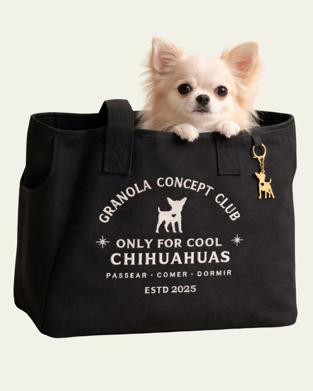 Bolsa Cool Chihuahuas Preta