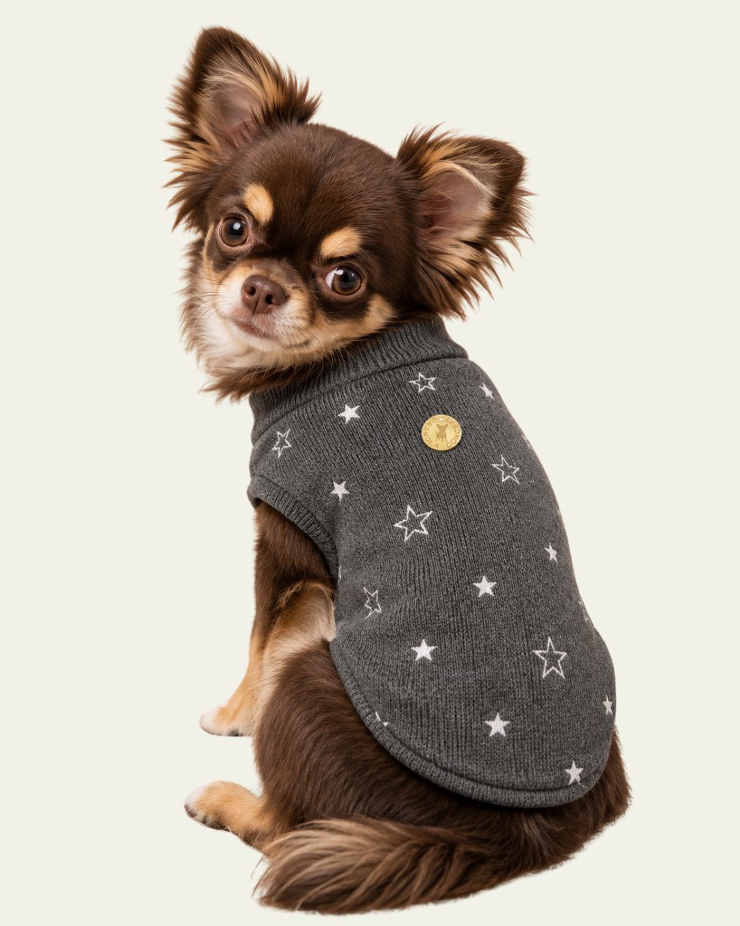 Sueter Estrelas Cinza