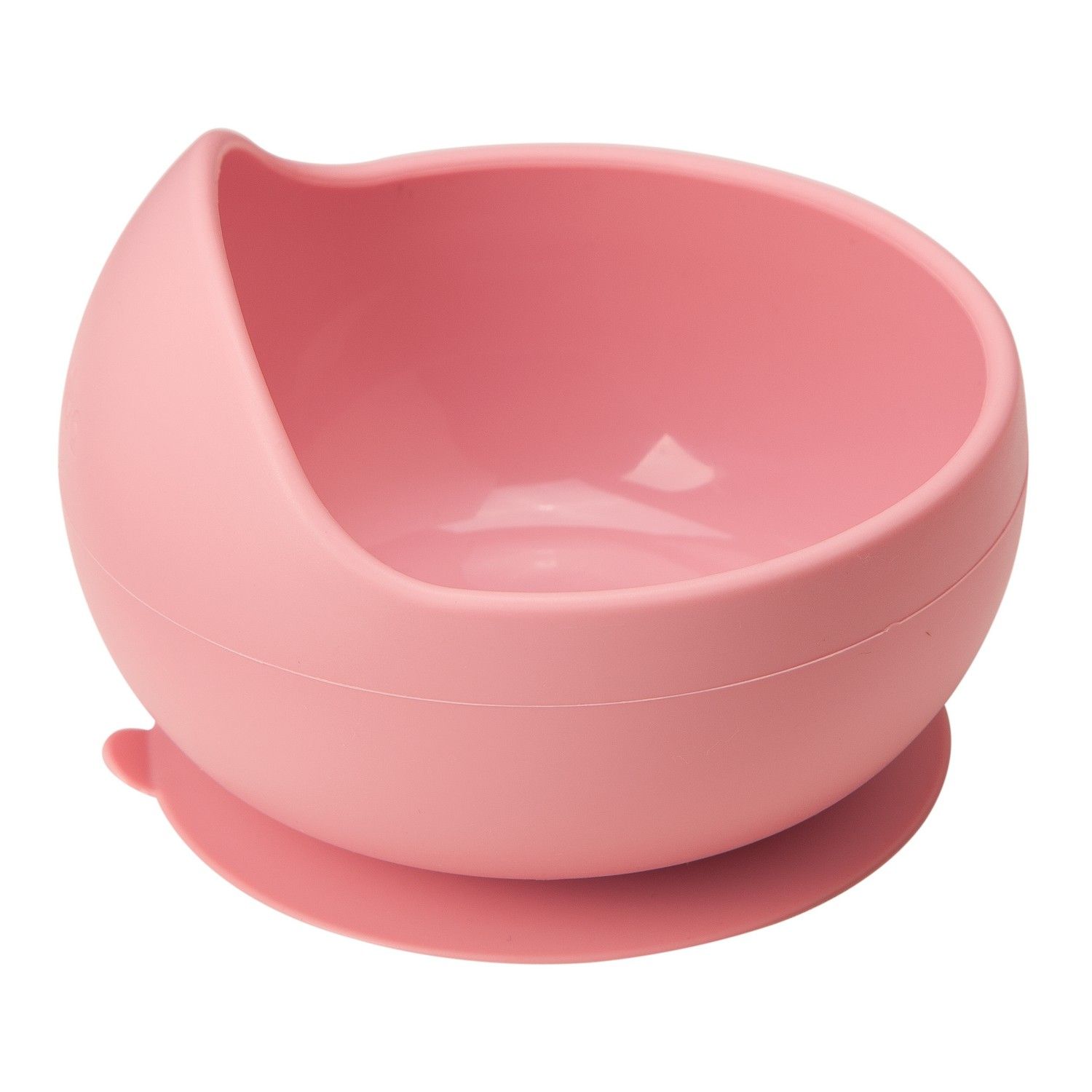 Bowl de Silicone com Ventosa Rosa