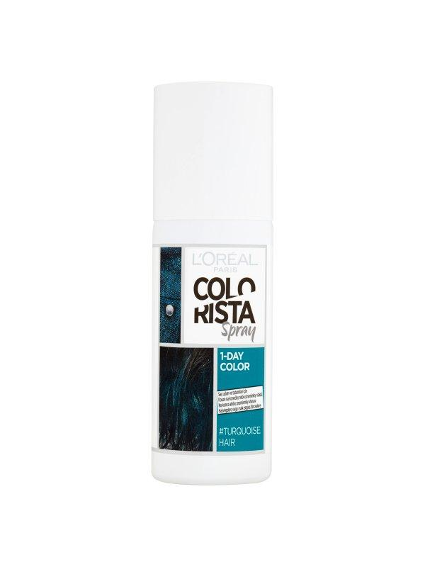 L’Oréal Colorista Hajszínező spray türkiz, 75 ml