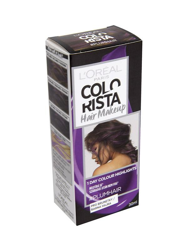 L’Oréal Colorista Hair make up hajszínező szilva 18, 30 ml