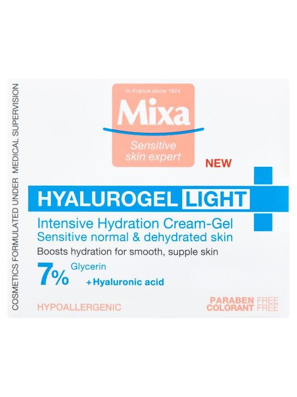 Mixa Hyaluro light arckrém, 50 ml